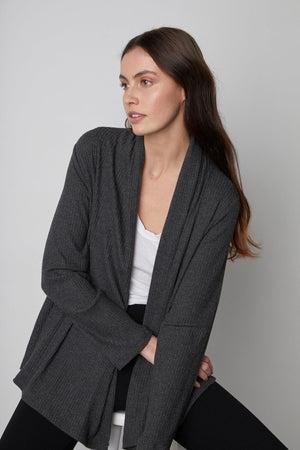 YASMIN OPEN FRONT CARDIGAN - Velvet Staging 2.0