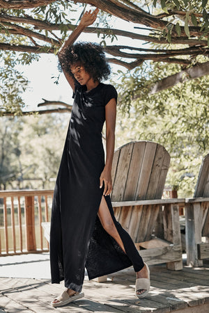 ZIGGY COTTON SLUB MAXI DRESS - Velvet Staging 2.0