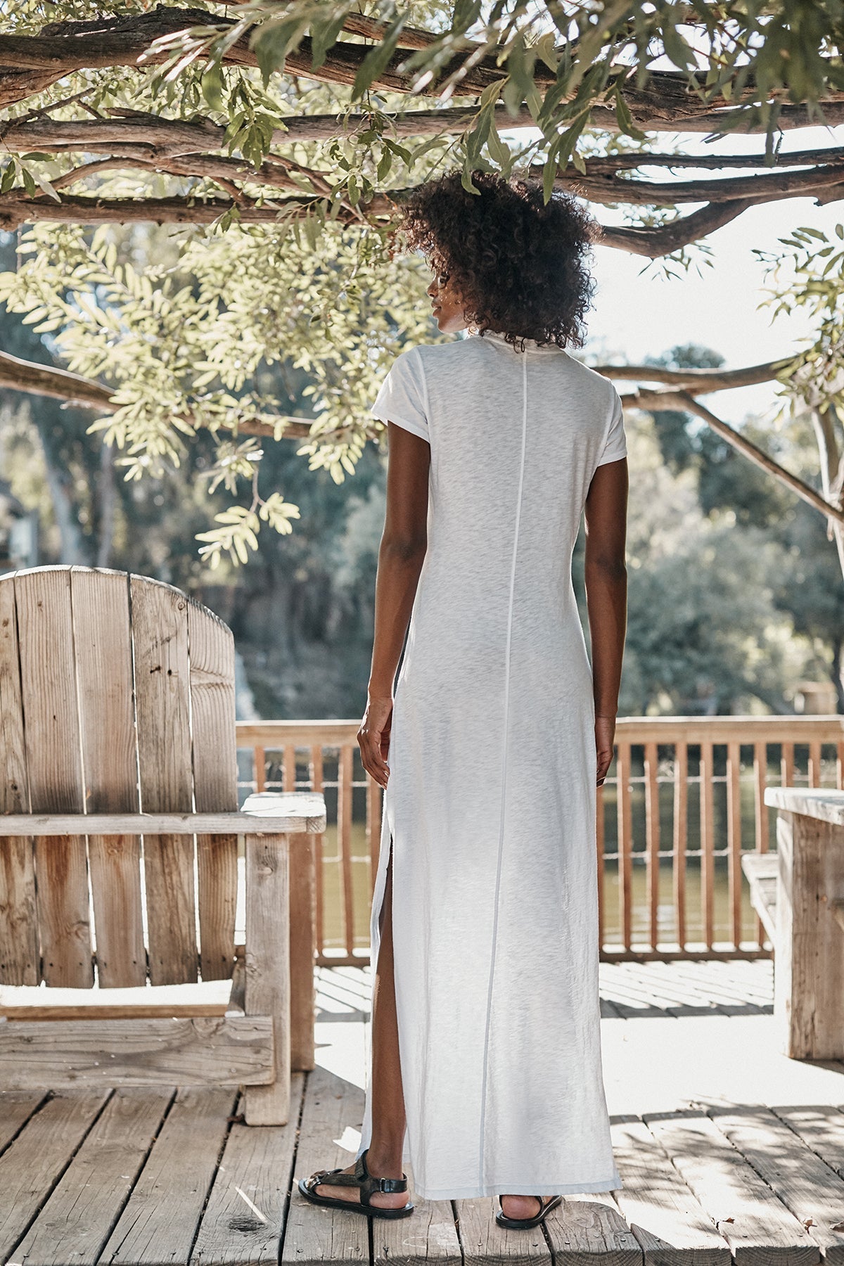 ZIGGY COTTON SLUB MAXI DRESS - Velvet Staging 2.0