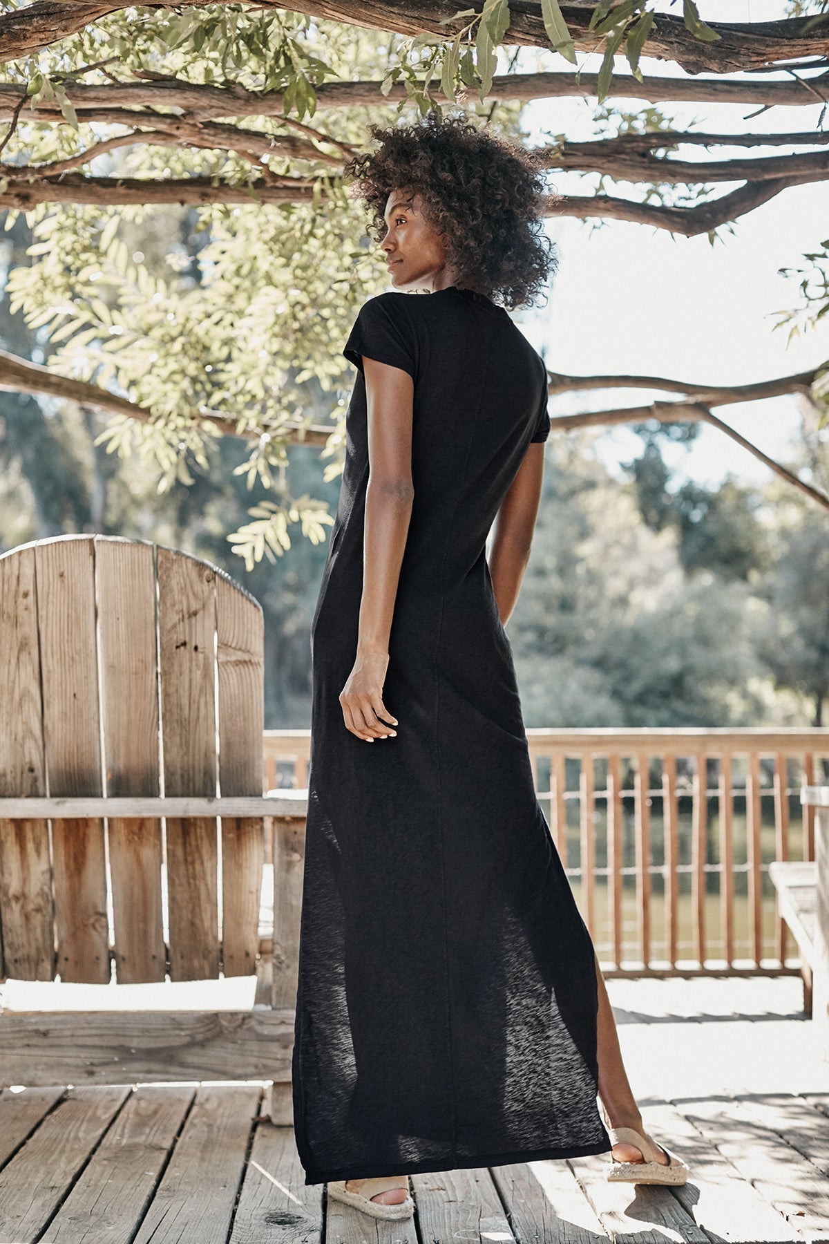 ZIGGY COTTON SLUB MAXI DRESS - Velvet Staging 2.0-26916407410884