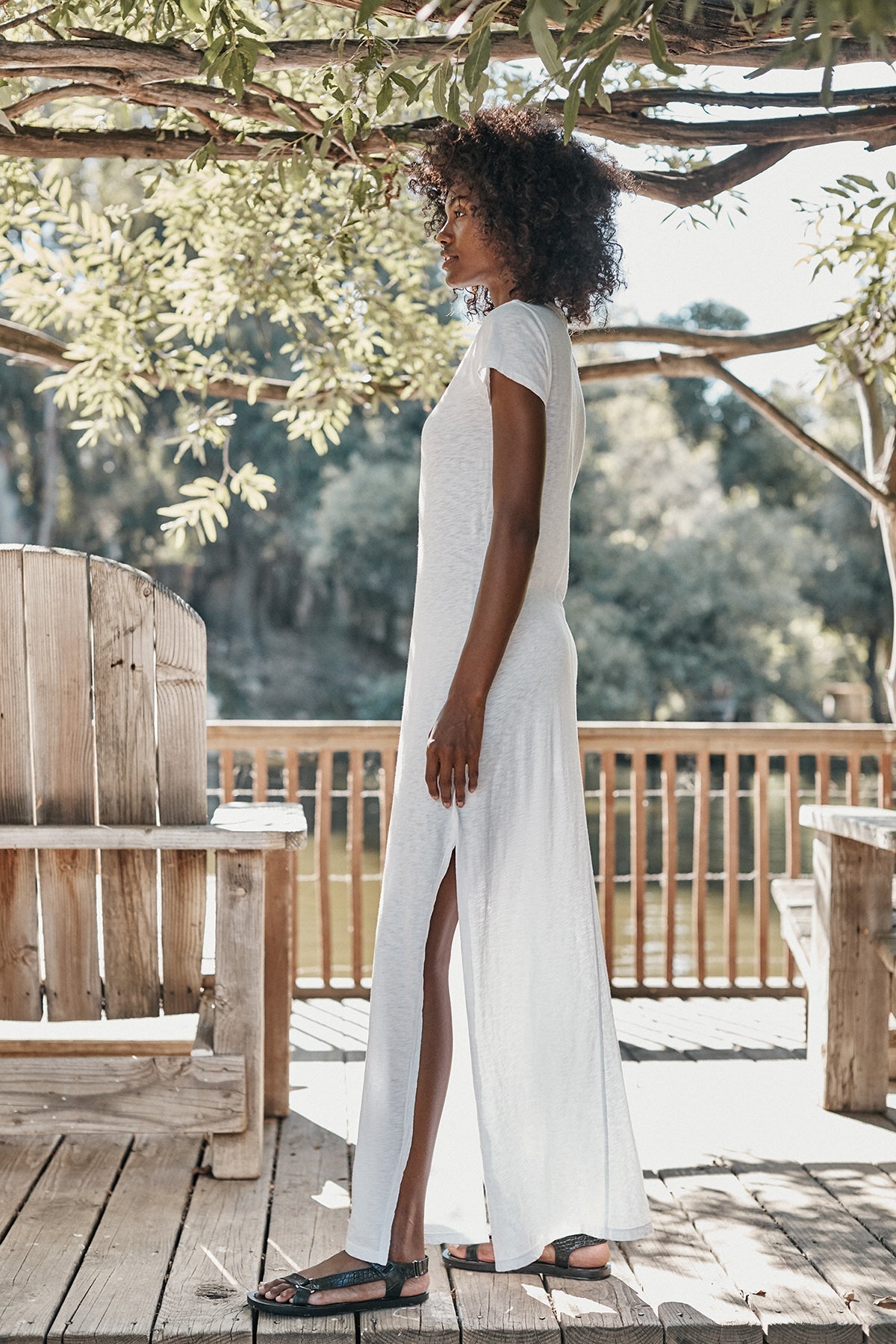 ZIGGY COTTON SLUB MAXI DRESS - Velvet Staging 2.0