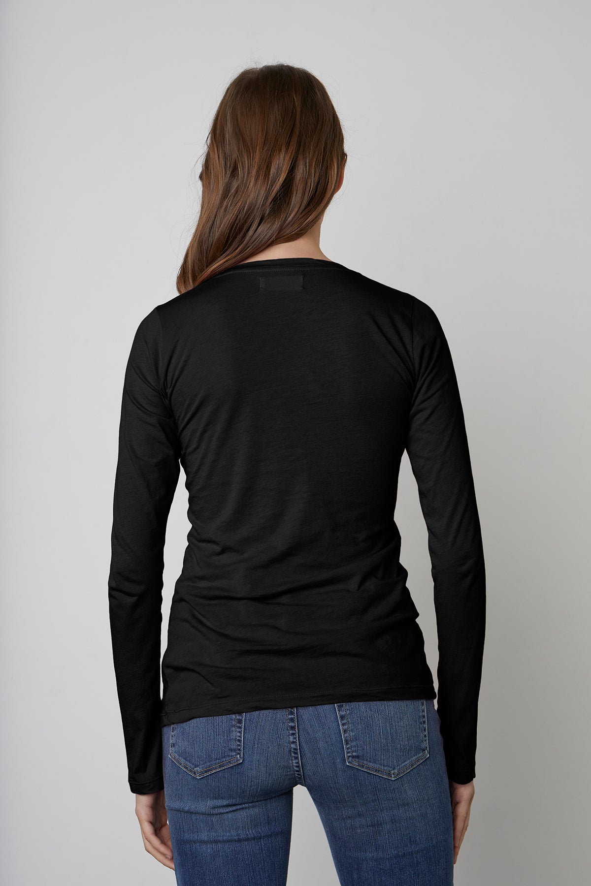   ZOFINA GAUZY WHISPER FITTED CREW NECK TEE - Velvet Staging 2.0 